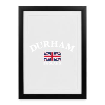 Durham, England - Framed poster (27 × 37 cm) - black - Front