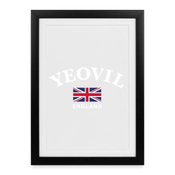 Yeovil, England - Framed poster (27 × 37 cm) - black - Front