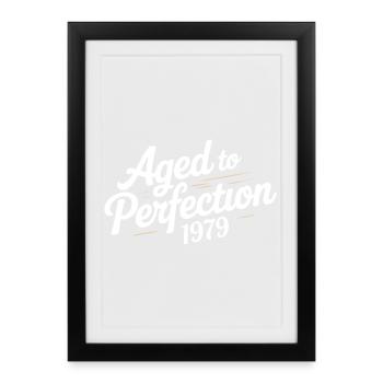 1979 Design for the 47 – For 47 years - Framed poster (27 × 37 cm) - black - Front