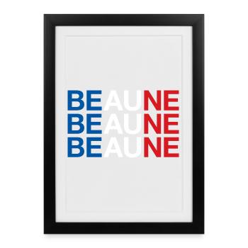 BEAUNE Frankreich France - Framed poster (27 × 37 cm) - black - Front