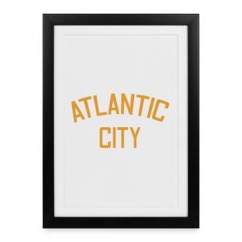 Atlantic City - Est. 1854 - New Jersey - USA - Framed poster (27 × 37 cm) - black - Front