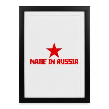 Made In Russia - Affiche encadrée (27 × 37 cm) - noir - Devant