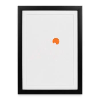 The sunny Summit - Framed poster (27 × 37 cm) - black - Front