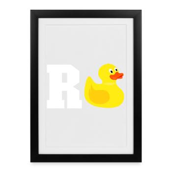 Rente - Gerahmtes Poster (27 × 37 cm) - Schwarz - Vorne
