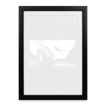 The wreck - Framed poster (27 × 37 cm) - black - Front