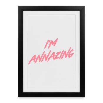 Annazing - Framed poster (27 × 37 cm) - black - Front