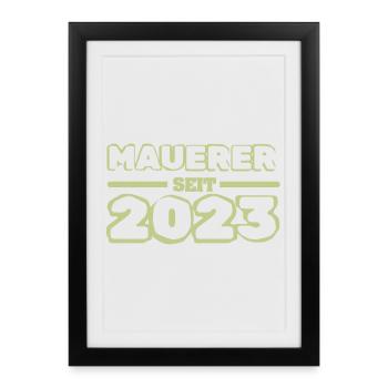 2023 - Framed poster (27 × 37 cm) - black - Front