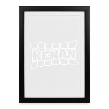 Name: Kenan - Framed poster (27 × 37 cm) - black - Front