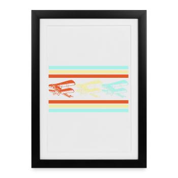 Model Airplane Model Airplane - Framed poster (27 × 37 cm) - black - Front