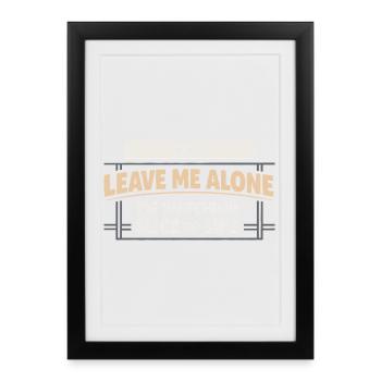 Anime introvert Weeb couch potato - Framed poster (27 × 37 cm) - black - Front