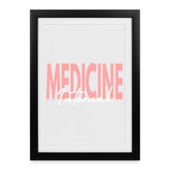 Don Médecin Médecin Interne - Affiche encadrée (27 × 37 cm) - noir - Devant