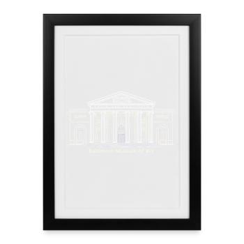 Baltimore Museum of Art, Hand Drawing, USA - Framed poster (27 × 37 cm) - black - Front