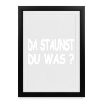 Auto - Gerahmtes Poster (27 × 37 cm) - Schwarz - Vorne