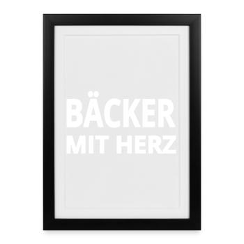 Baker - Framed poster (27 × 37 cm) - black - Front