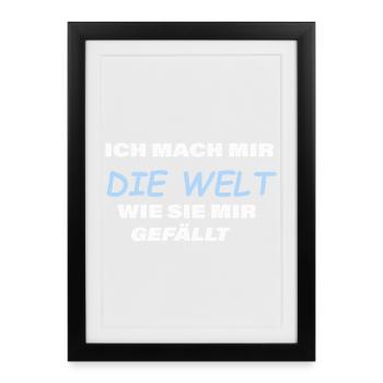 WORLD - AS I LIKE IT - Framed poster (27 × 37 cm) - black - Front