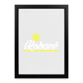 Kobane - Framed poster (27 × 37 cm) - black - Front
