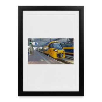 ICNG Rotterdam Central - Affiche encadrée (27 × 37 cm) - noir - Devant