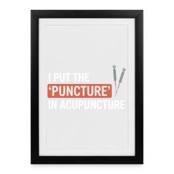 Licensed TCM Practitioner Expert Therapeutic  - Framed poster (27 × 37 cm) - black - Front