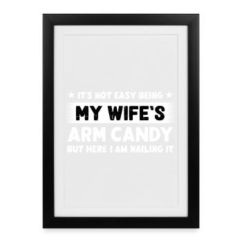 Un petit bijou de Ma Femme - Affiche encadrée (27 × 37 cm) - noir - Devant