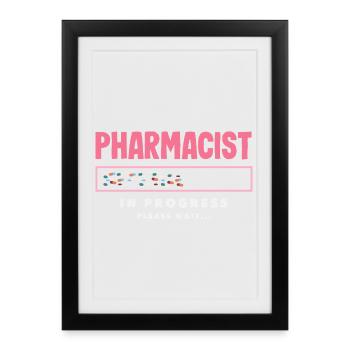 Pharmacist In Training Pharmacy Technology Student - Framed poster (27 × 37 cm) - black - Front