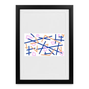 the confused life - Framed poster (27 × 37 cm) - black - Front