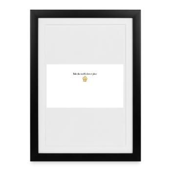 Bake the World a Better Cupcake - Framed poster (27 × 37 cm) - black - Front