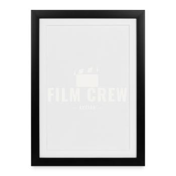 Film Crew Action Director Set Team Movie Production - Framed poster (27 × 37 cm) - black - Front