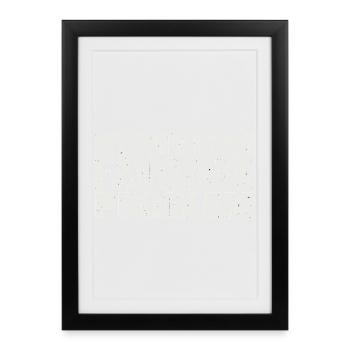 My wife is my favorite problem - Framed poster (27 × 37 cm) - black - Front