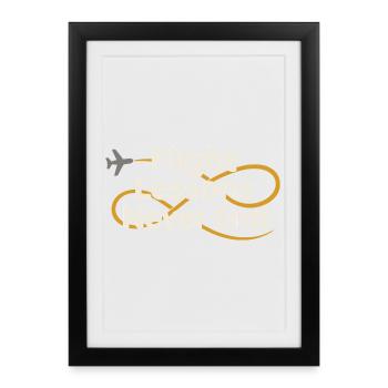 Flight Instructor Cfi Pilot Aviation Instructor - Framed poster (27 × 37 cm) - black - Front