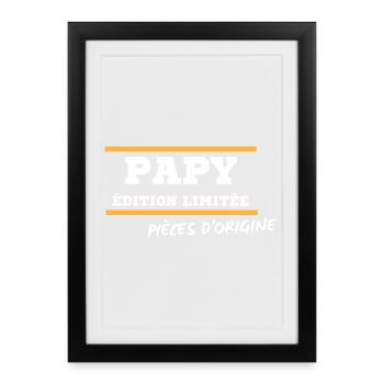 Humor Grandpa limited edition, original parts - Framed poster (27 × 37 cm) - black - Front