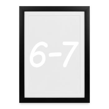 67 - Affiche encadrée (27 × 37 cm) - noir - Devant