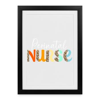 Midwife Obgyn Obstetrics - Framed poster (27 × 37 cm) - black - Front