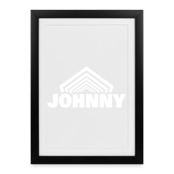 Gift for Johnny - Framed poster (27 × 37 cm) - black - Front