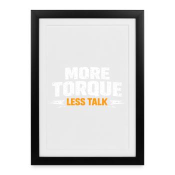 Plus de couple, moins de paroles - Affiche encadrée (27 × 37 cm) - noir - Devant