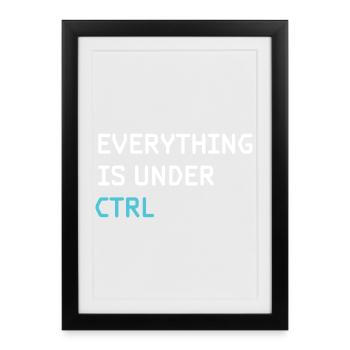 Funny Programming - Programmer Software Engineer - Framed poster (27 × 37 cm) - black - Front