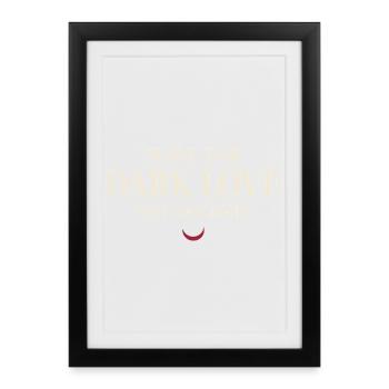 Vampiric Romantic Romance Goth Dark - Framed poster (27 × 37 cm) - black - Front