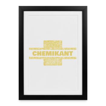 Chemical Technician - Framed poster (27 × 37 cm) - black - Front