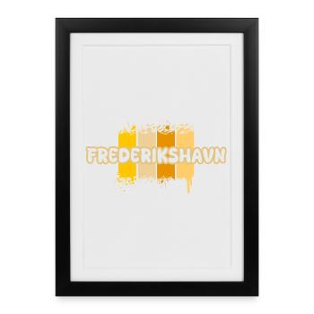 Frederikshavn Frederikshavn - Framed poster (27 × 37 cm) - black - Front