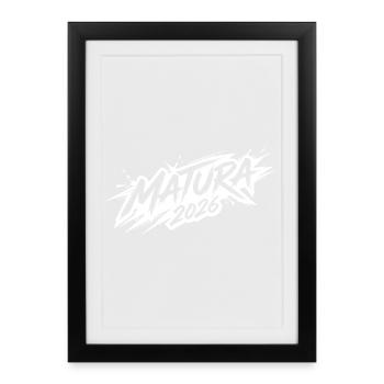 Maturité 2026 - Affiche encadrée (27 × 37 cm) - noir - Devant