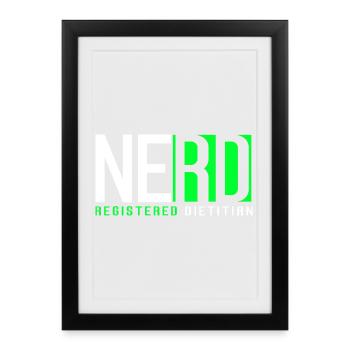 Diet Dietician - Framed poster (27 × 37 cm) - black - Front