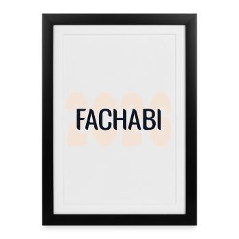 Obtention du baccalauréat professionnel en 2026 - Affiche encadrée (27 × 37 cm) - noir - Devant