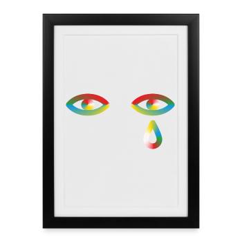 Your ignorance makes me cry - Framed poster (27 × 37 cm) - black - Front