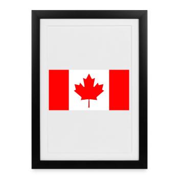 Canada - Framed poster (27 × 37 cm) - black - Front