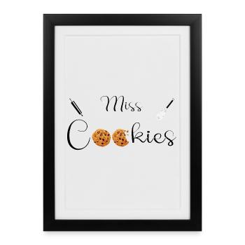 Miss cookies - Framed poster (27 × 37 cm) - black - Front