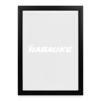 Großer Rabauke - Gerahmtes Poster (27 × 37 cm) - Schwarz - Vorne