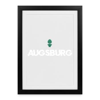Augsburg Augsburger - Framed poster (27 × 37 cm) - black - Front