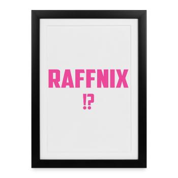 Raffnix - Affiche encadrée (27 × 37 cm) - noir - Devant