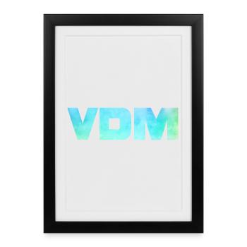 VDM - Framed poster (27 × 37 cm) - black - Front