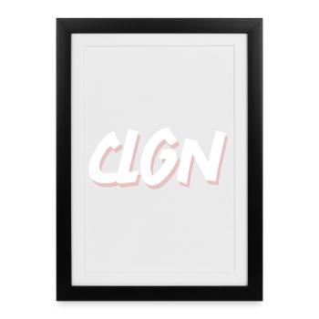 Cologne - CLGN - Framed poster (27 × 37 cm) - black - Front