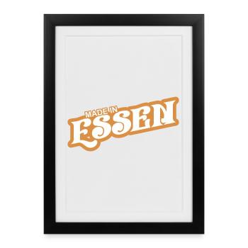 Essen - parce que c’est votre ville ! - Affiche encadrée (27 × 37 cm) - noir - Devant